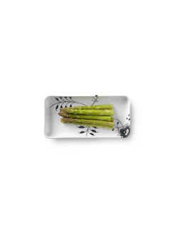 Royal Copenhagen Sort Mega Riflet, fad 24 cm