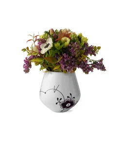 Royal Copenhagen Sort mega Riflet, vase 15 cm