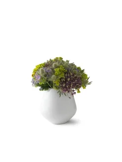 Royal Copenhagen Sort mega Riflet, vase 15 cm