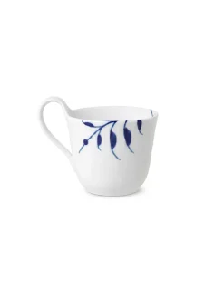 Royal Copenhagen Sort Mega Riflet, højhankskop 25 cl