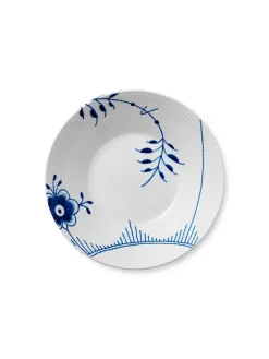 Royal Copenhagen Stjerne Riflet Jul, dyb tallerken 24 cm