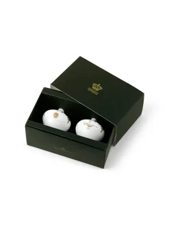 Royal Copenhagen Stjerne Riflet Jul, Ornament sæt