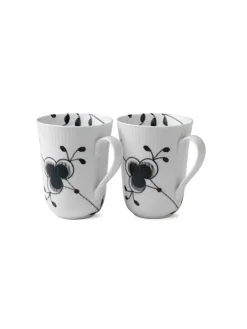 Royal Copenhagen Stjerne Riflet Jul, 2-pak krus 33 cl