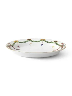 Royal Copenhagen Stjerne Riflet Jul Fad ovalt, 34 cm