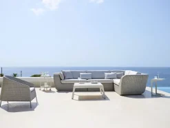 Savannah Enkelt Modul, hvid/grå modul fra Cane-line