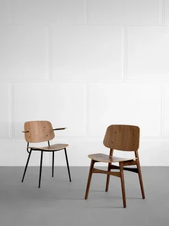 Søborg Stol, træstel af Børge Mogensen