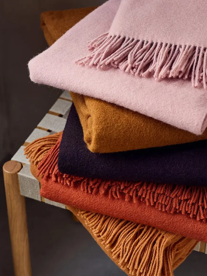 Season Plaid, caramel fra Silkeborg Uldspinderi