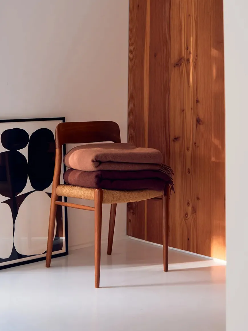 Season Plaid, caramel fra Silkeborg Uldspinderi