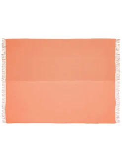 Secret Plaid, coral/amber fra Silkeborg Uldspinderi