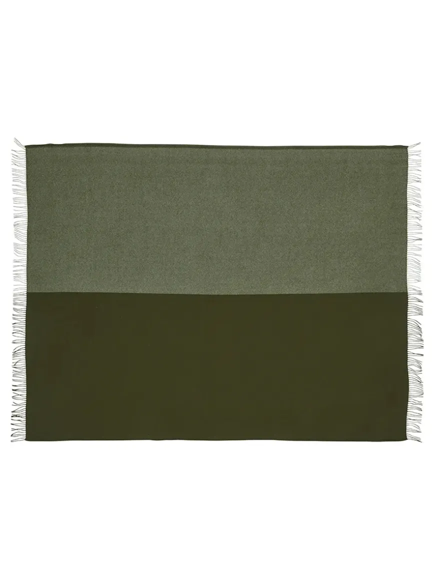 Secret Plaid, coral/amber fra Silkeborg Uldspinderi