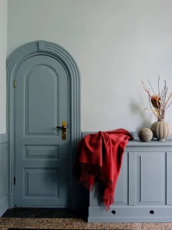 Secret Plaid, granite/black fra Silkeborg Uldspinderi