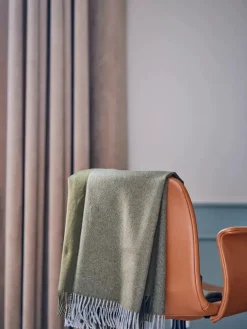 Secret Plaid, indigo/cobalt fra Silkeborg Uldspinderi