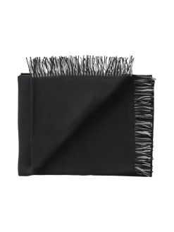 Secret Plaid, ocean/ink fra Silkeborg Uldspinderi