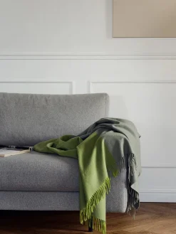 Secret Plaid, ocean/ink fra Silkeborg Uldspinderi