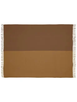 Secret Plaid, ocher/caramel fra Silkeborg Uldspinderi