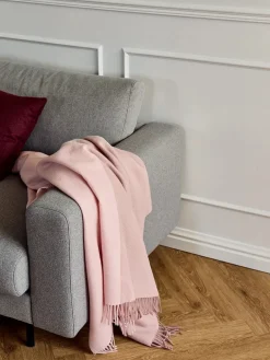 Secret Plaid, ocher/caramel fra Silkeborg Uldspinderi