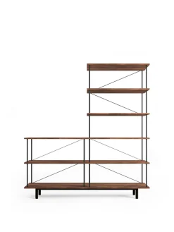 Seiton Reol 3-3 R, valnød fra Stellar Works