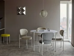 Serie 430 bord, hvid af Verner Panton