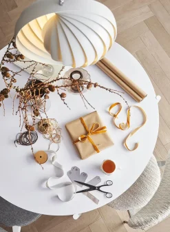 Serie 430 bord, hvid af Verner Panton