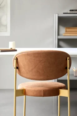 Serie 430 spisestol, messing af Verner Panton