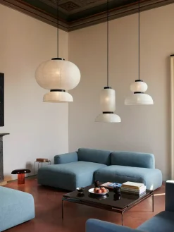 Sett LN13 Sofabord, smoked glass/chrome fra &Tradition