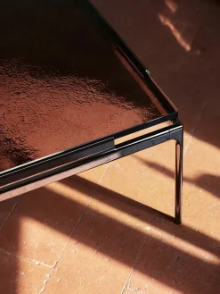 Sett LN12 Sofabord, smoked glass/chrome fra &Tradition