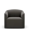 Shore Lounge Chair Extended Base, lava rock fra New Works