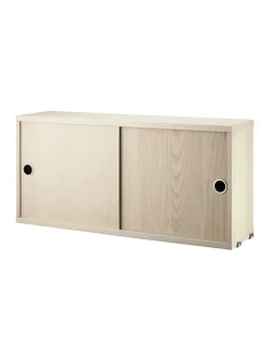 Skab m. Skydelåger fra String