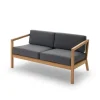 Skagerak Virkelyst 2 pers. Sofa, Charcoal fra Fritz Hansen