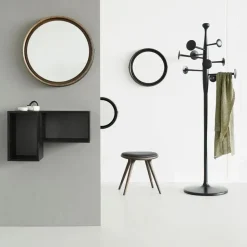 Skammel i Sirka grå egetræ fra Mater