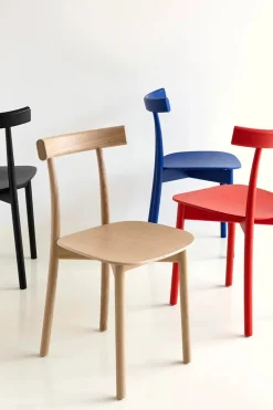 Skinny wooden chair, oak fra Nine