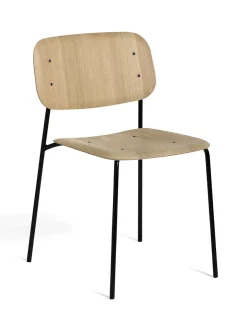 Soft Edge spisestol, stålben fra Hay