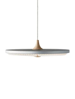 Soleil pendel medium, lys eg, plast skærm fra Le Klint