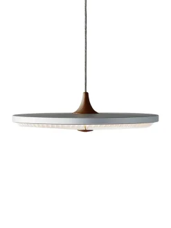 Soleil pendel medium, røget eg, plast skærm fra Le Klint