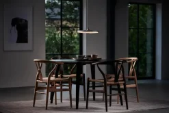 Soleil pendel small, lys eg, plast skærm fra Le Klint