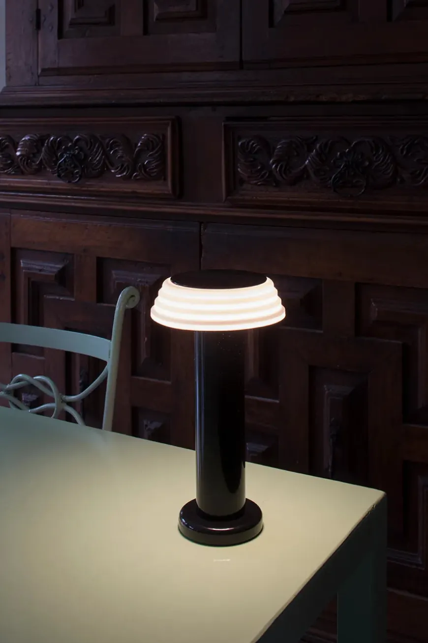 Sowden Light Portable Lamp PL1, black/white