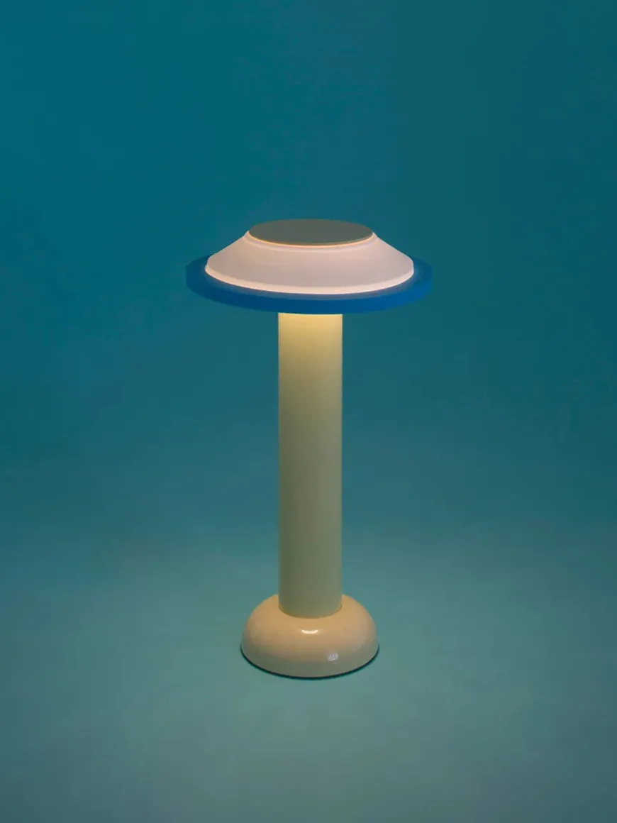 Sowden Light Portable Lamp PL2, yellow/white