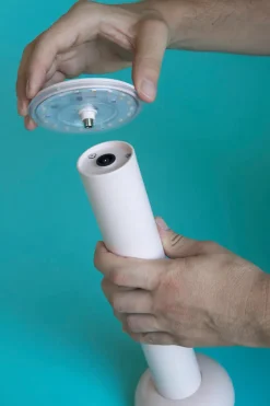 Sowden Light Portable Lamp PL2, yellow/white