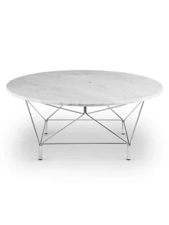 Spider Sofabord Ø 105 cm, krom stel fra Eilersen