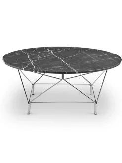 Spider Sofabord Ø 105 cm, krom stel fra Eilersen