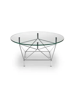 Spider Sofabord Ø 105 cm, krom stel fra Eilersen