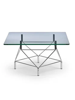 Spider Sofabord 80 x 80 cm, krom stel fra Eilersen