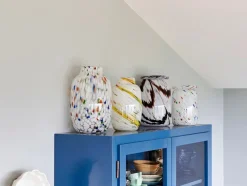 Splash Vase, Roll neck blue fra Hay