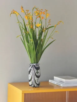 Splash Vase Roll Neck X-Small, coffee and white fra Hay