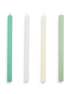 Square Candle 4 Stk., fresh fra Hay