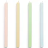 Square Candle 4 Stk., pastel fra Hay