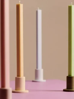 Square Candle 4 Stk., pastel fra Hay