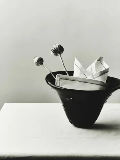 S.R. Vintage Bowl Deco Black fra Louise Roe