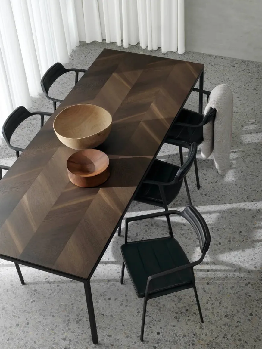 Stol med læder fra Vipp