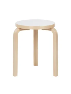 Stool 60, walnut stained fra Artek